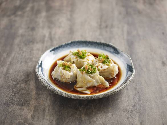 E4 Chicken Wonton with Chili Oil (4Pc)