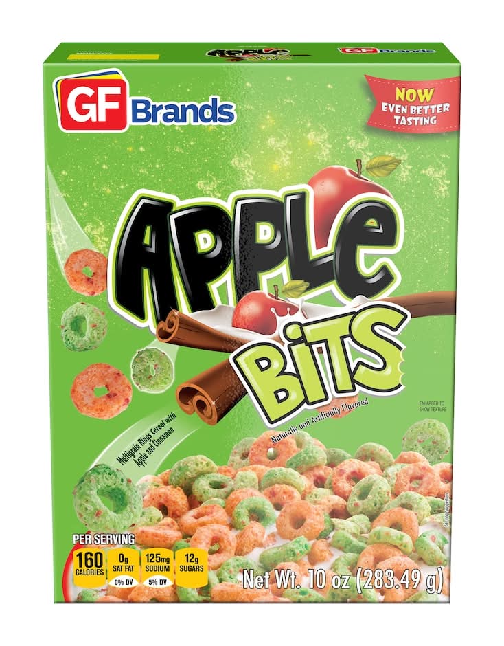 Golden Foods Cereal Bits, Apple (10 oz)