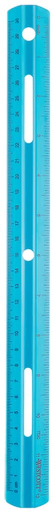 Westcott Plastic Ruler 12 In Assorted