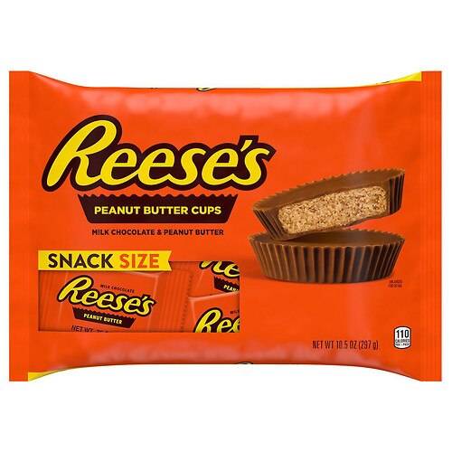 Order REESE''S PEANUT BUTTERCUP SNACK SIZE 10.5OZ food online from Walgreens store, Torrance on bringmethat.com