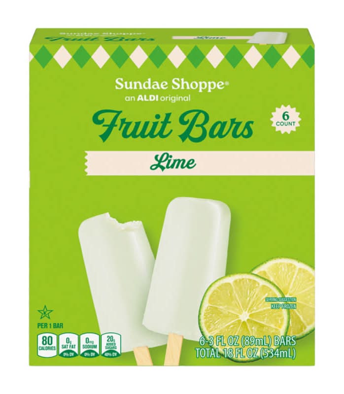 Sundae Shoppe Lime Fruit Bars