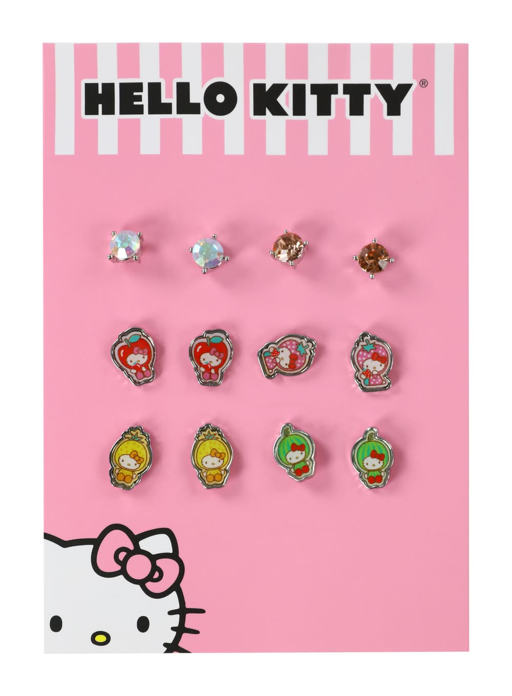Hello Kitty® Fruit Earrings Set 6-Pack