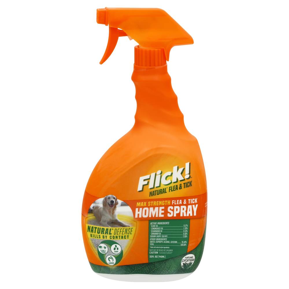 Flick! Natural Flea & Tick Home Spray (32 fl oz)