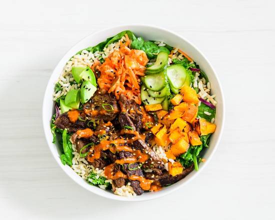 Korean Kimchi Beef Bowl