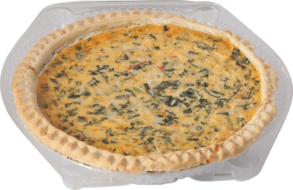 Spinach & Tomato Quiche