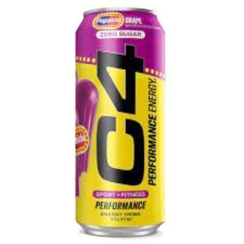 C4 Energy Grape Popsicle 16oz Can