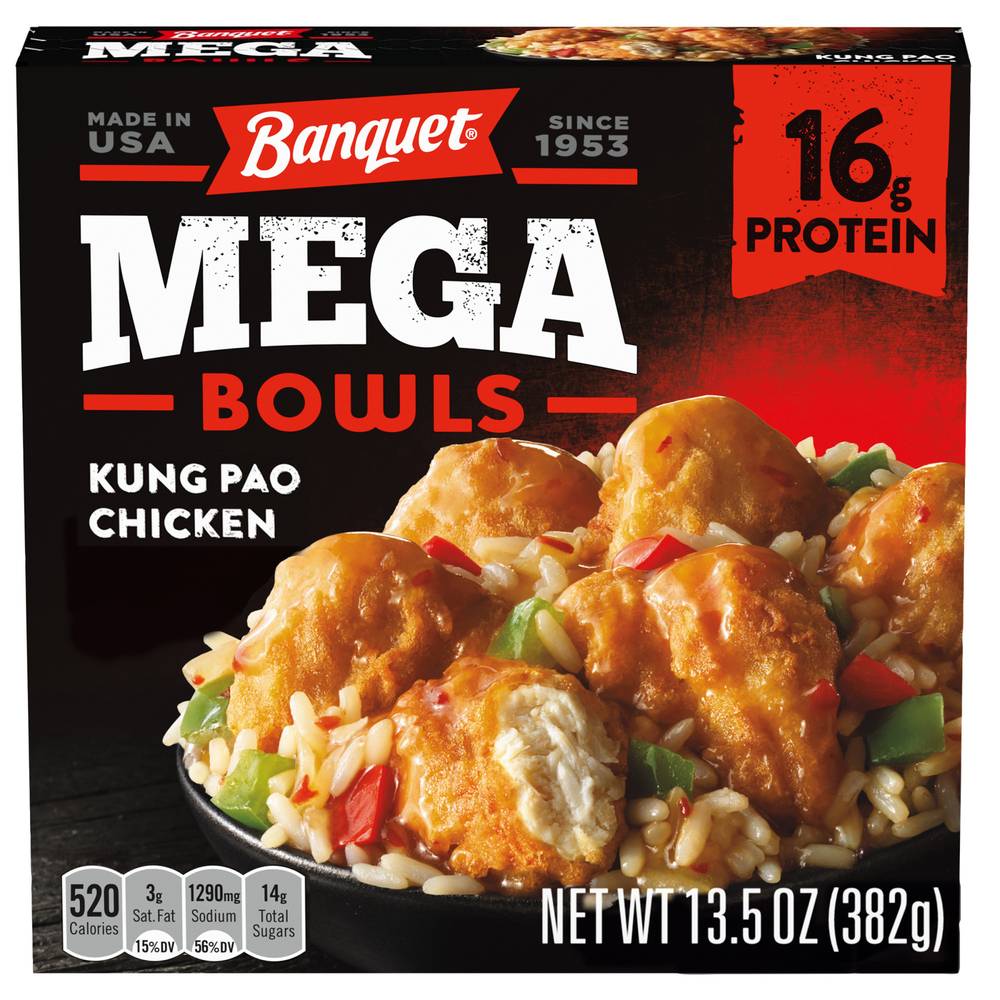 Banquet Mega Bowl Kung Pao Chicken (13.5 oz)