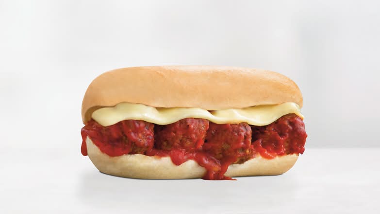 Small Meatball Sub / Petit sandwich aux boulettes de viande