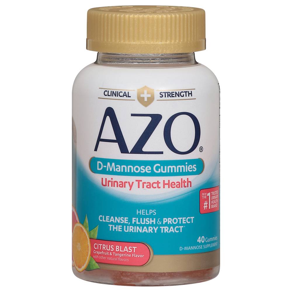 Azo D-Mannose Gummies, Citrus Blast (40 ct)