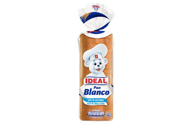 Pan de molde blanco Ideal 580 g