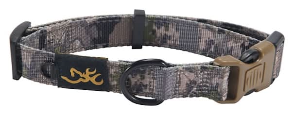 Browning Ovix Camo Classic Webbing Dog Collar, Medium
