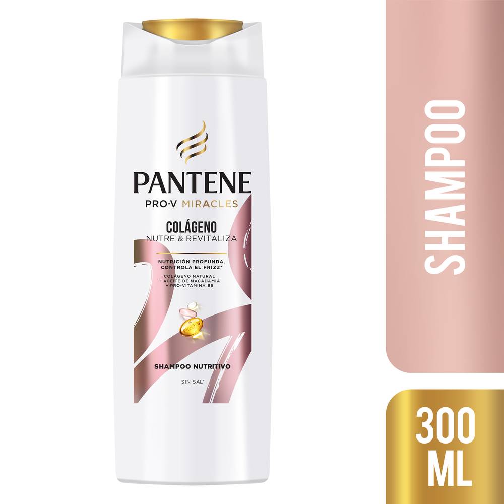 Pantene · Shampoo pro-v miracles colágeno nutre & revitaliza (300 ml)