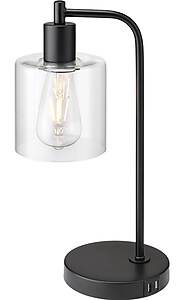 Rumi Lighting Led Desk Lamp, Black Matte