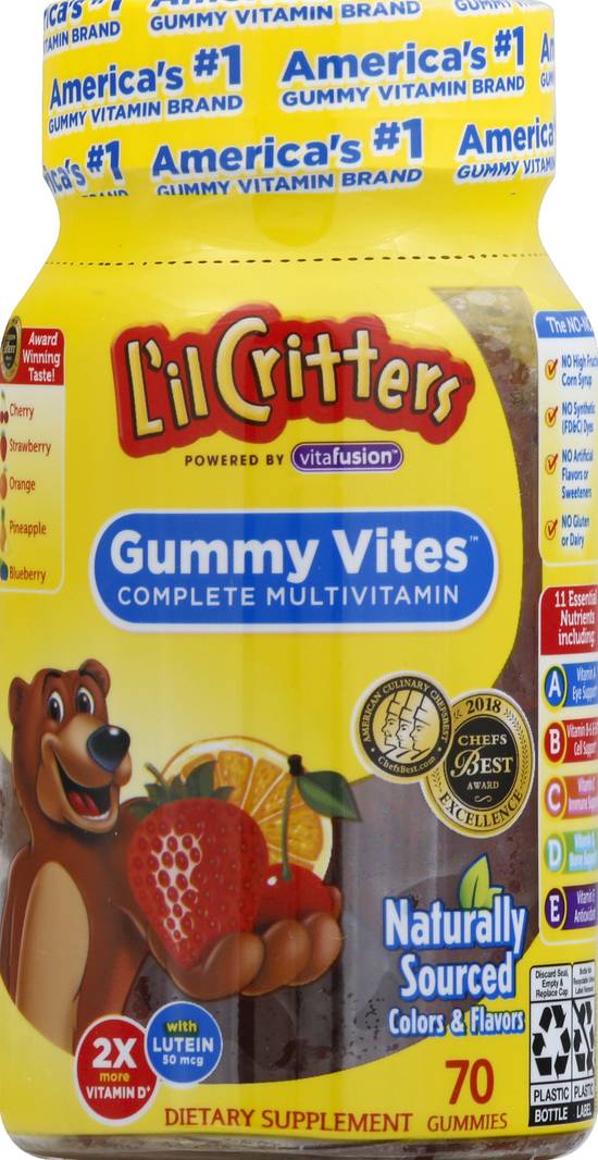 L'il Critters Gummy Vites (70 gummies)