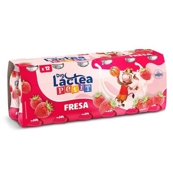 Yogur de fresa líquido Dia Láctea pack 12 x 100 g