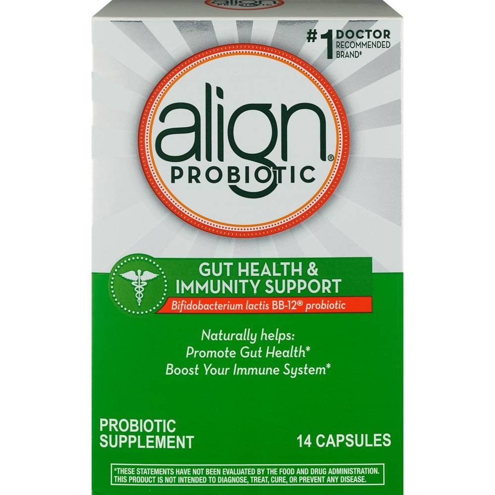 Align Probiotic Gut Health and Immunity Support Capsules (14 ct)