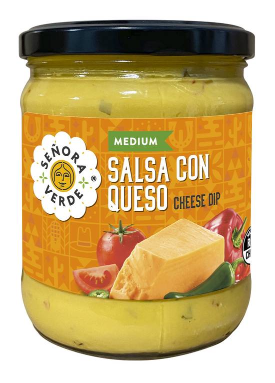 Senora Verde Medium Salsa Con Queso