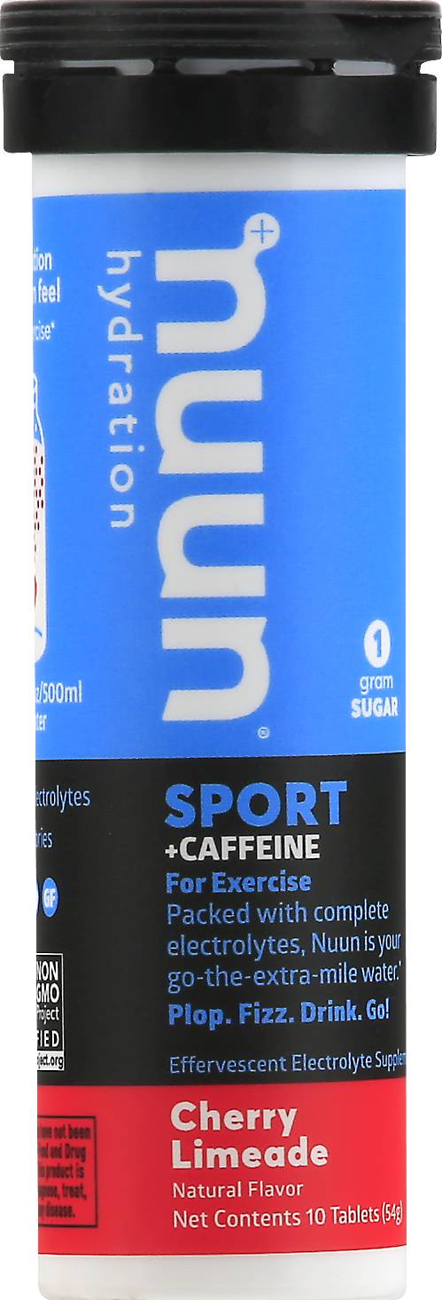 Nuun Hydration Tablets Cherry Limeade Sport + Caffeine (10 ct)