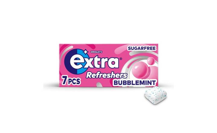 Extra Refreshers Bubblemint Chewing Gum Sugar Free 7 pieces (403120)