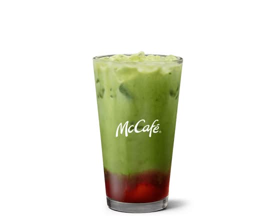 Medium Iced Strawberry Matcha Latte - McCafe