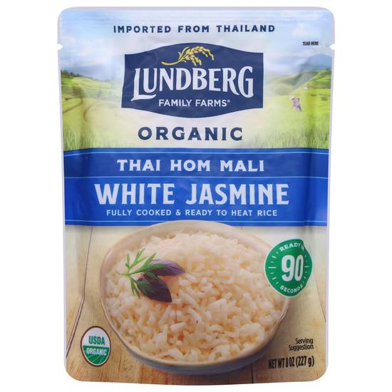 Lundberg Family Farms White Jasmine Organic Thai Hom Mali Rice