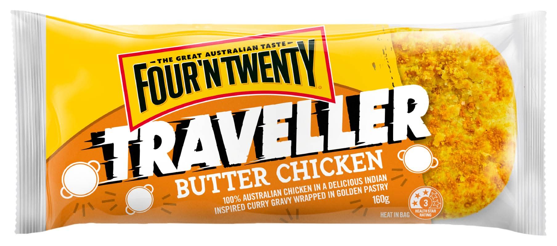Four 'n Twenty Butter Chicken Traveller Pie 175g
