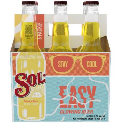 Sol cerveza nrb 6 pack
