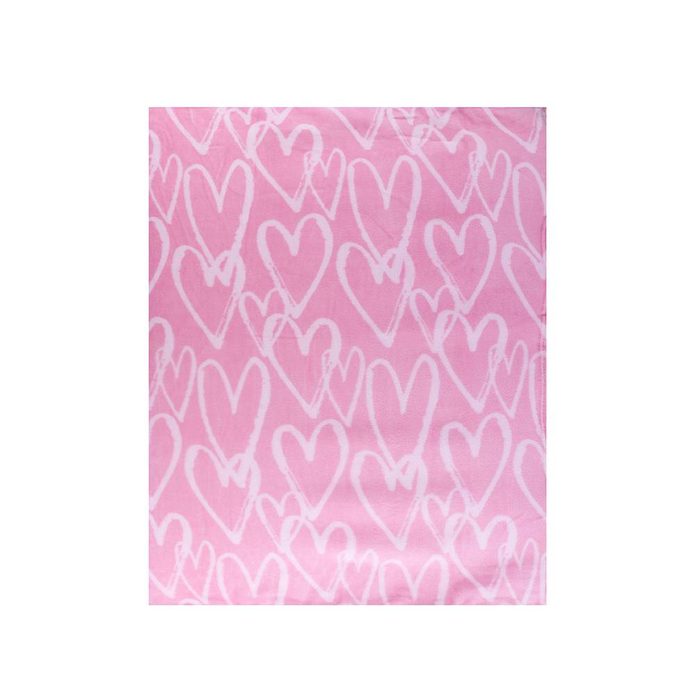 Manta Pink Romance 100% Poliéster Rosa 90x80 cm