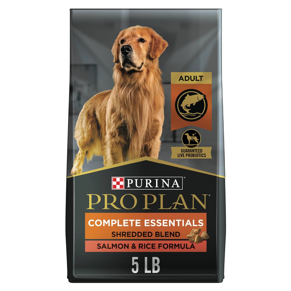 Purina High Protein Dog Food With Shredded Blend, Salmon-Rice (5 lbs)