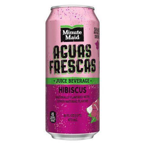 Minute Maid Aguas Frescas Hibiscus 16oz Can