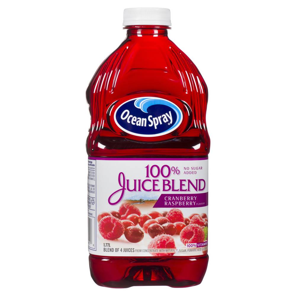 Ocean Spray Cranberry Raspberry Juice 100% (1.77 L)