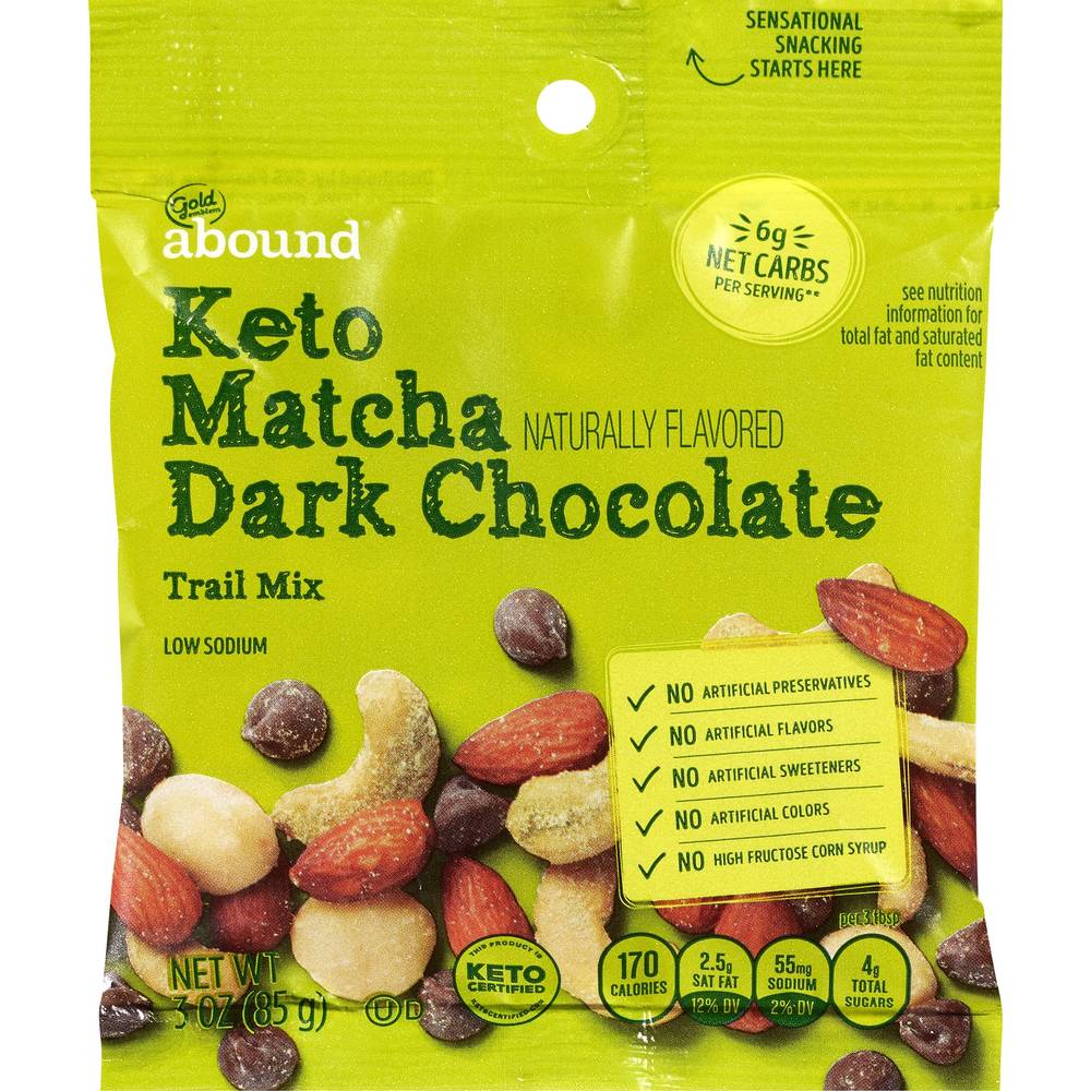 Abound Keto Matcha Trail Mix (dark chocolate)
