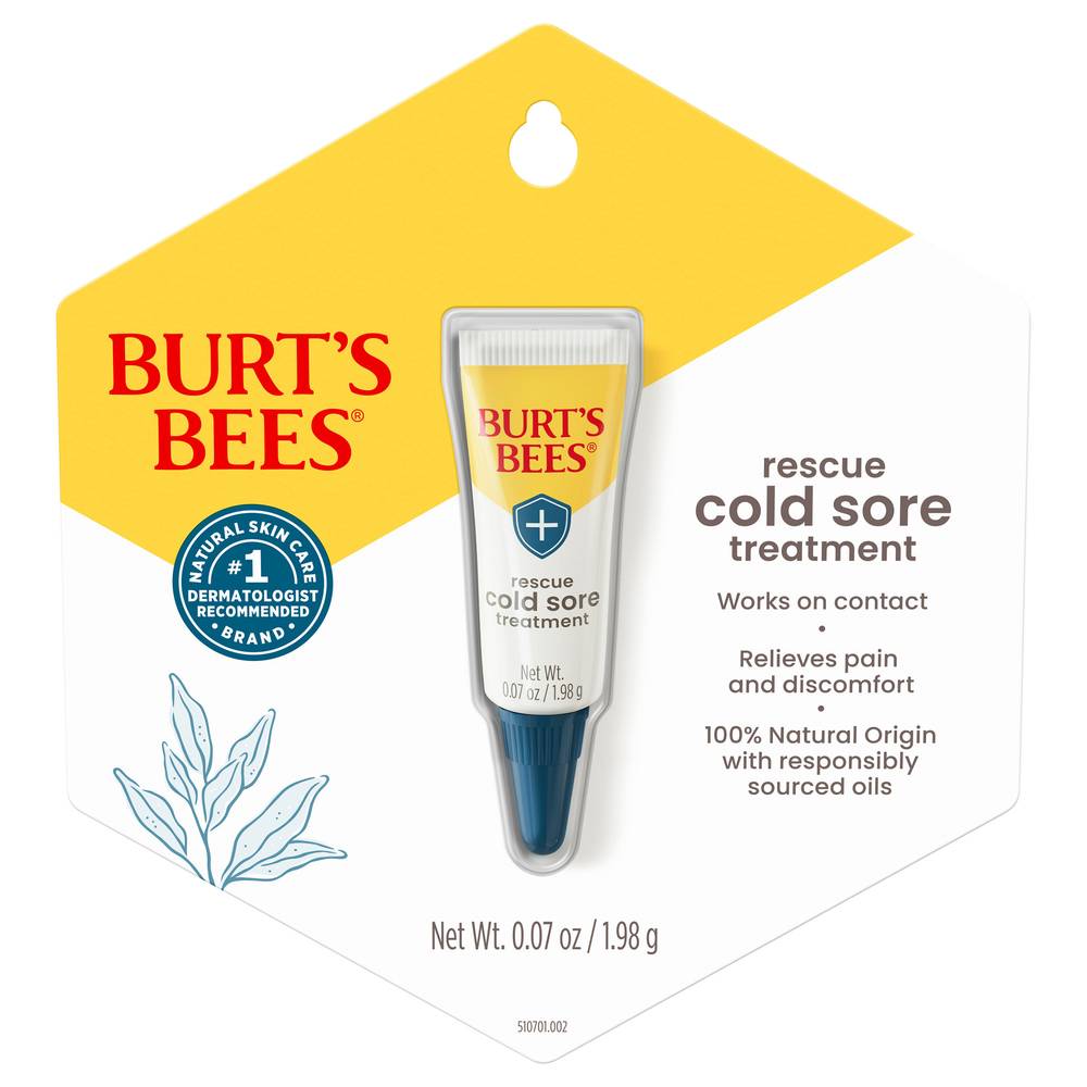 Burt's Bees Rapid Rescue Cold Sore Treatment (0.07 oz)