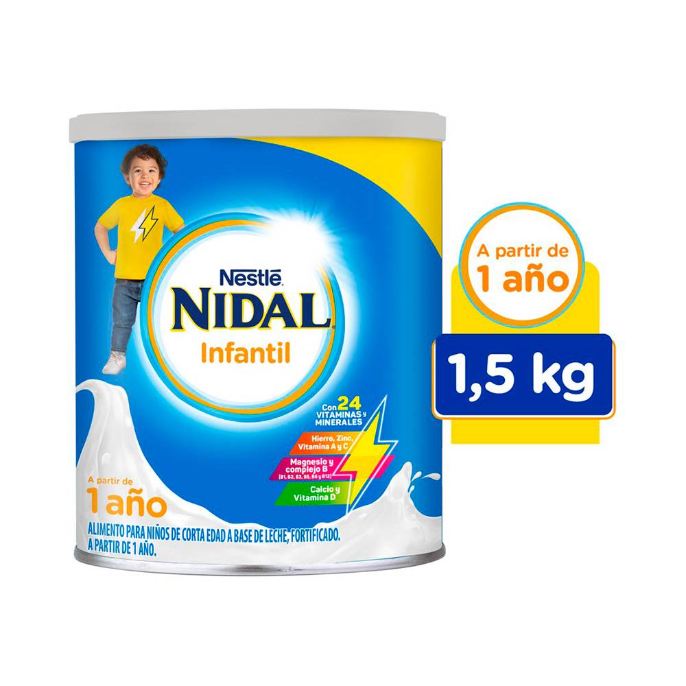 Nestlé · Leche en polvo nidal infantil 1 año (1,5 kg)