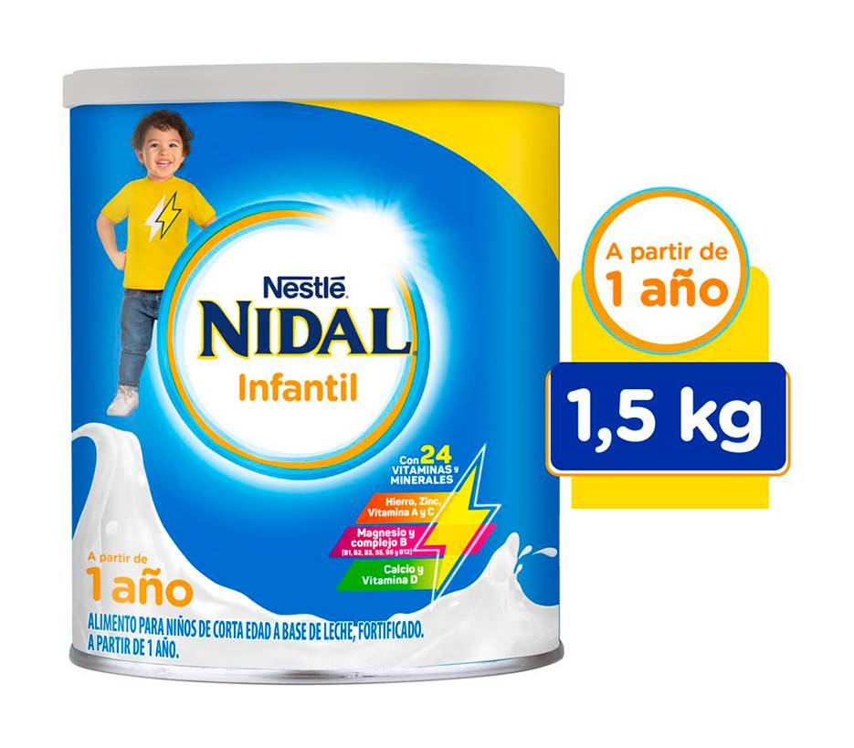 Nestlé · Leche en polvo nidal infantil 1 año (1,5 kg)