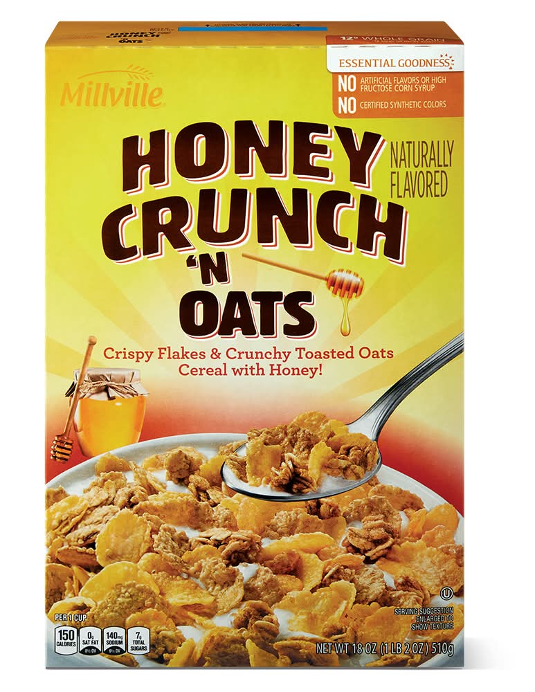 Millville Honey Crunch 'N Oats (18 oz)