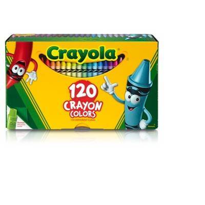 Crayola Crayon Set With Sharpener Box (120 ct)