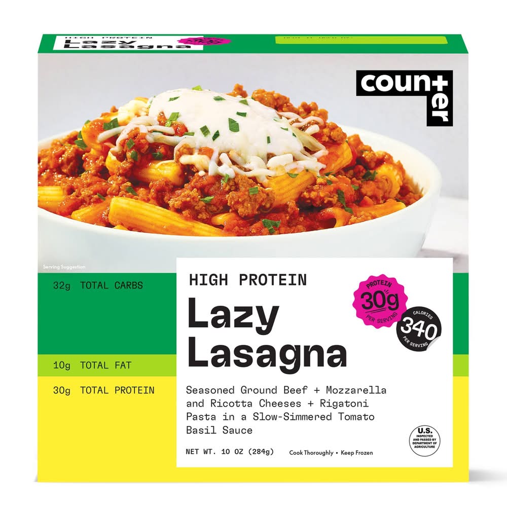 Counter Frozen High Protein Lazy Lasagna Bowl (10 oz)
