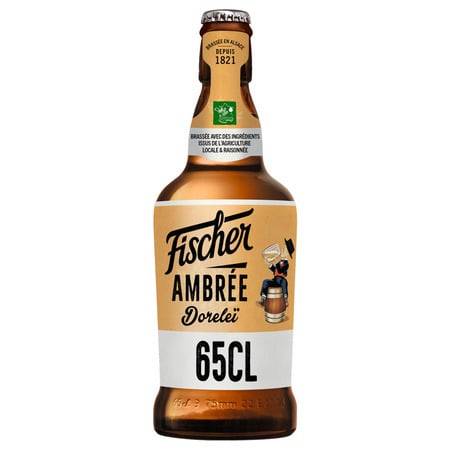 Bière Doreleï ambrée FISCHER - la bouteille de 65cL