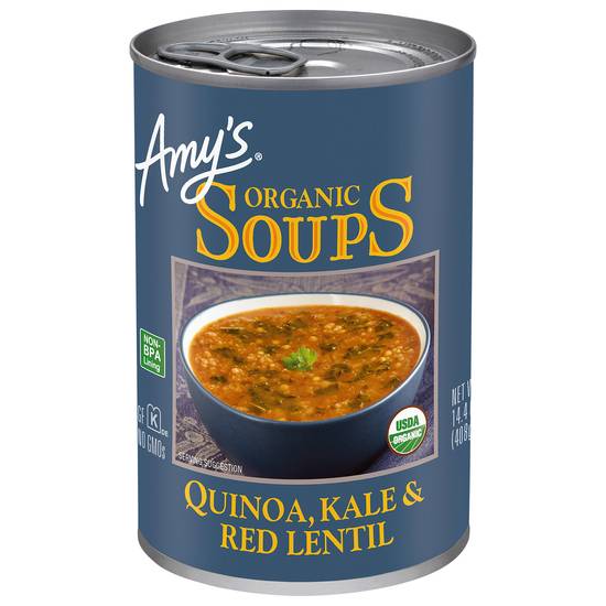 Amy's Organic Soups Quinoa Kale & Red Lentil Soup