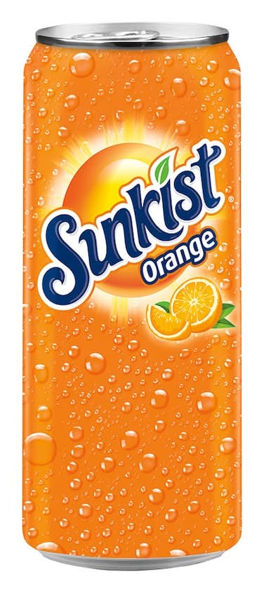 Sunkist Orange Soda, 16 fl oz can