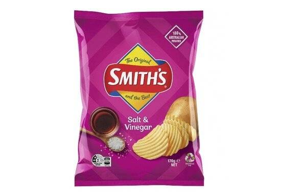 Smith's Salt & Vinegar Crinkle Cut 170g