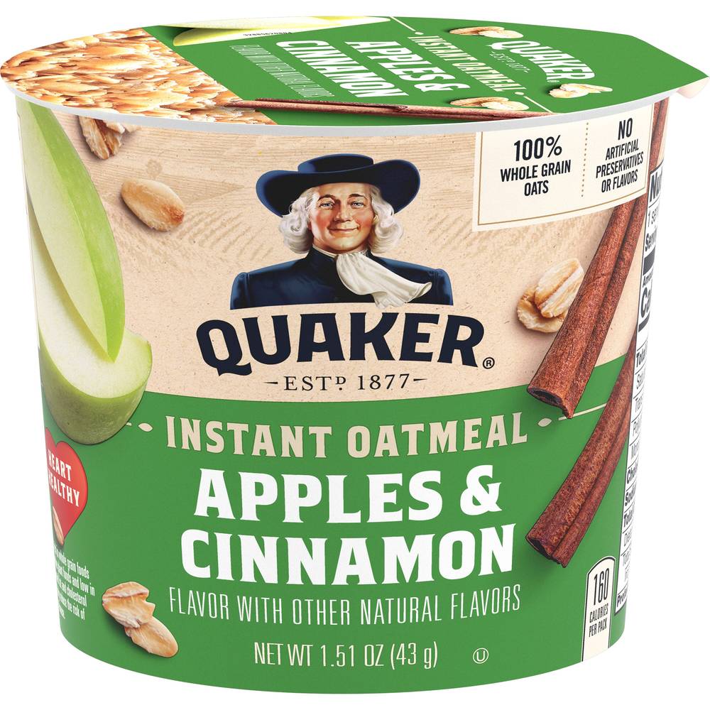 Quaker Instant Oatmeal (apples-cinnamon)
