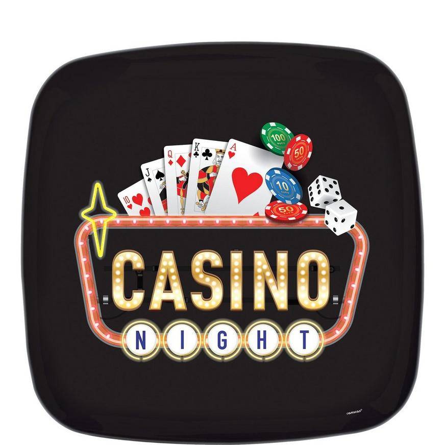 Roll the Dice Casino Square Platter