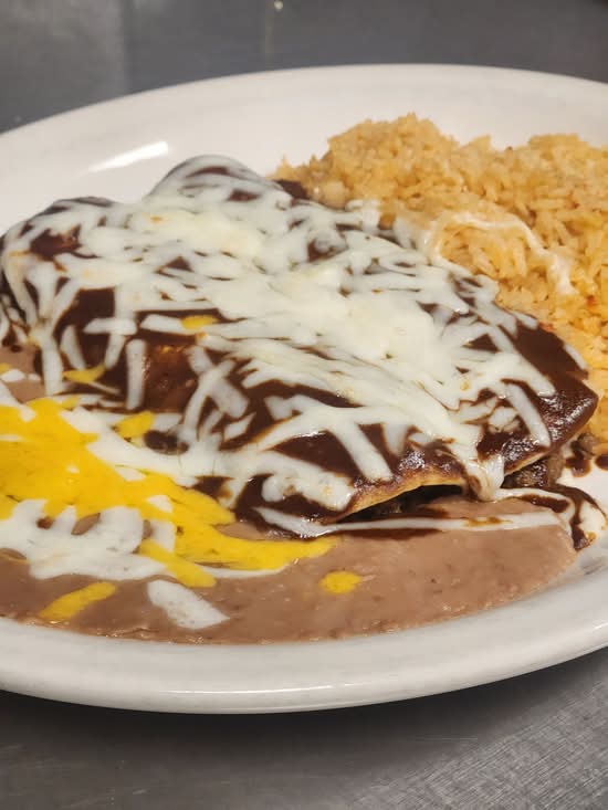 Two Enchiladas Mole