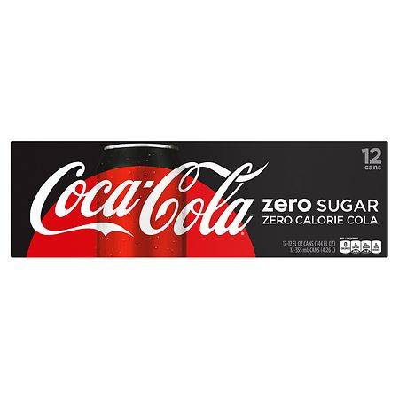 Coca-Cola Zero Sugar, Fridge Pack Cola - 12.0 fl oz x 12 pack