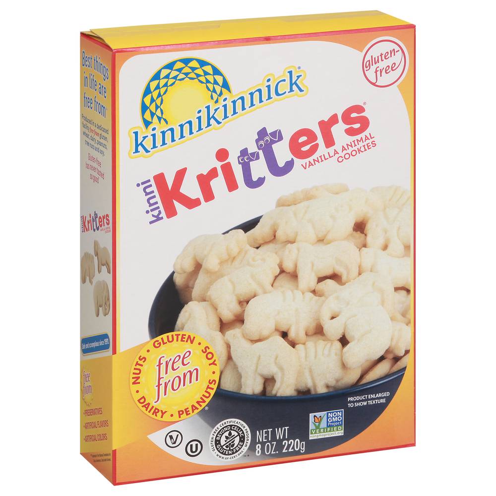 Kinnikinnick Kritters Vanilla Animal Cookies