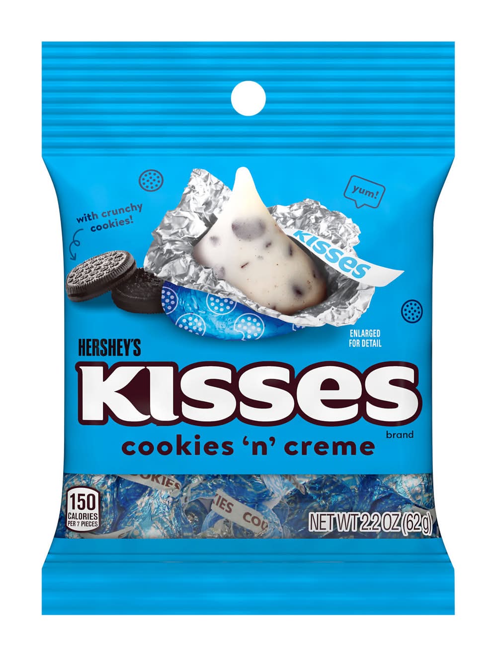 Hershey's Kisses Cookies 'N' Creme Candy (2.2 oz)