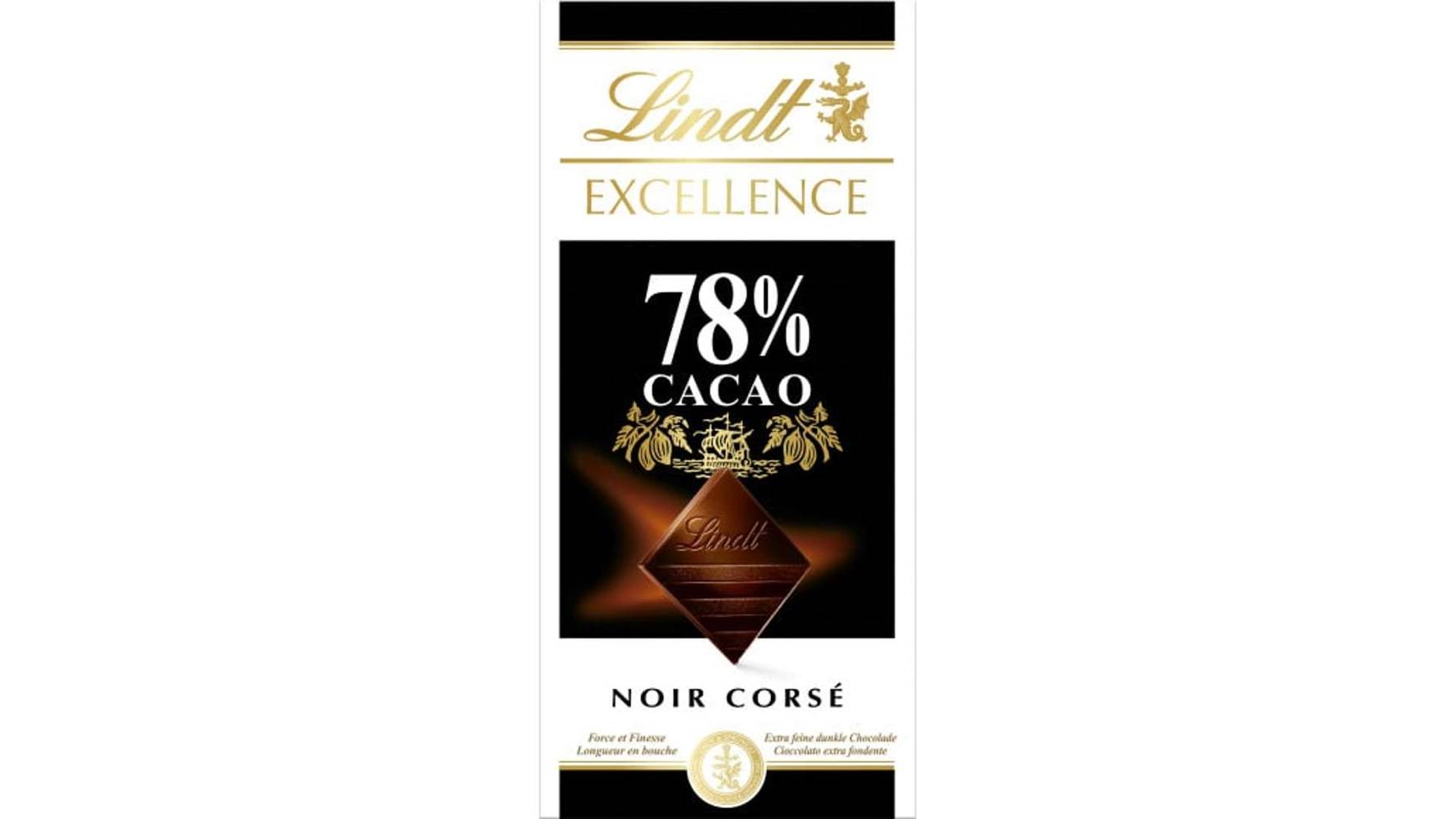 Lindt - Excellence chocolat noir 78% cacao