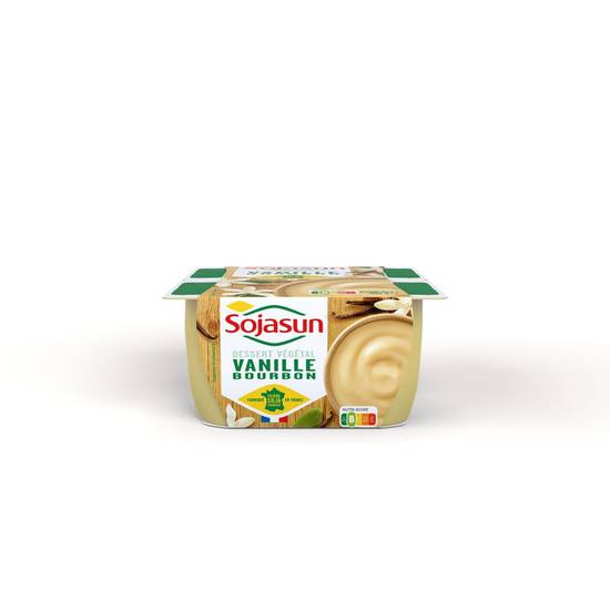 Dessert végétal à la vanille Sojasun 4x100g